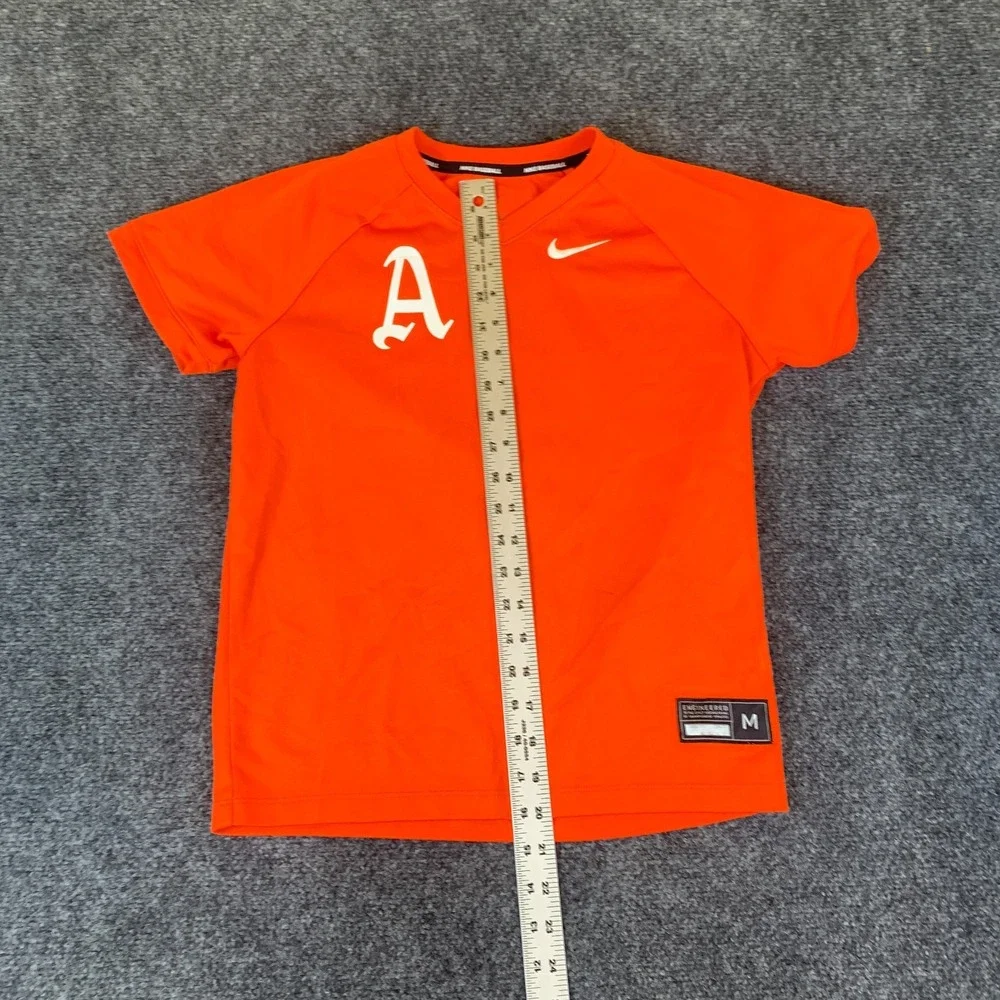 Nike Stock Vapor Select2 Baseball Shirt Youth Medium Orange baseball